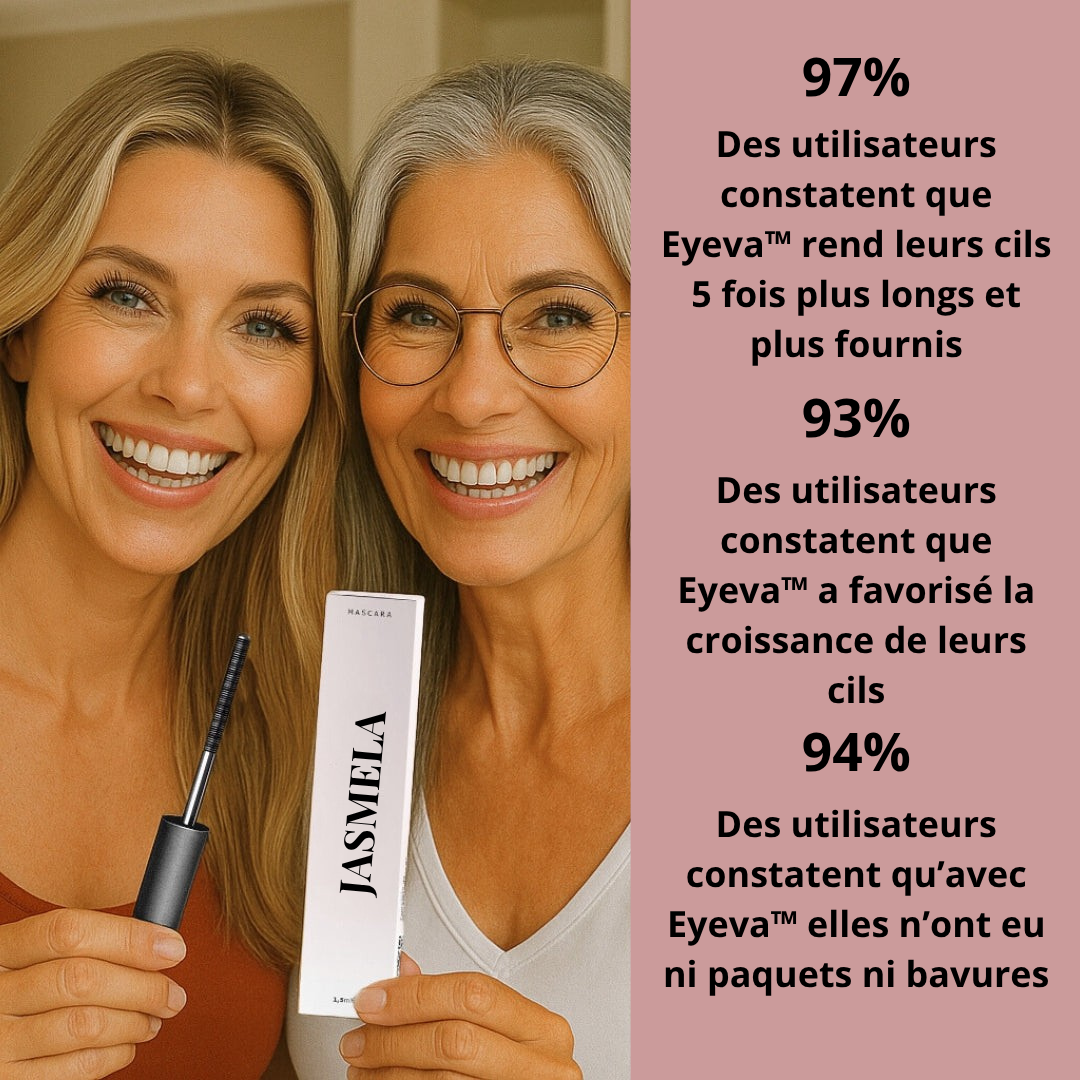 Eyeva™| Mascara naturel, allongeant et nourrissant