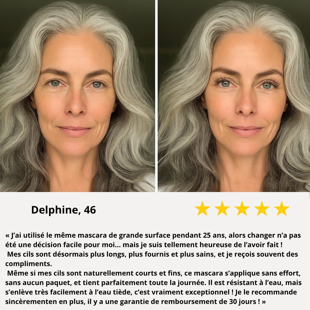 Eyeva™| Mascara naturel, allongeant et nourrissant