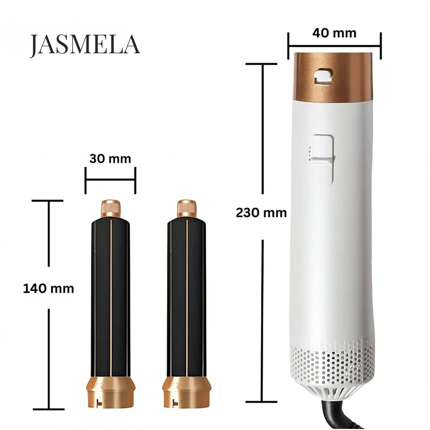 JASMELA – Florya Brosse coiffante 5 en 1